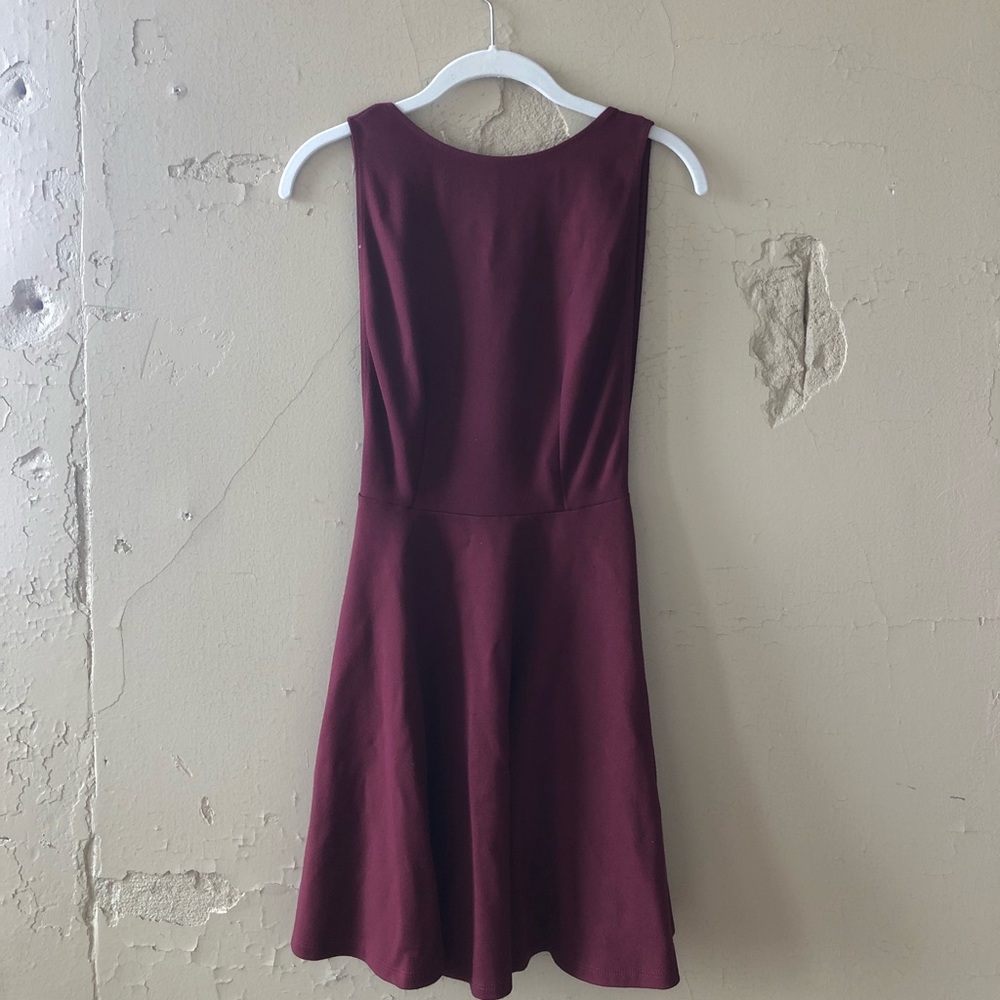 American Apparel maroon dress